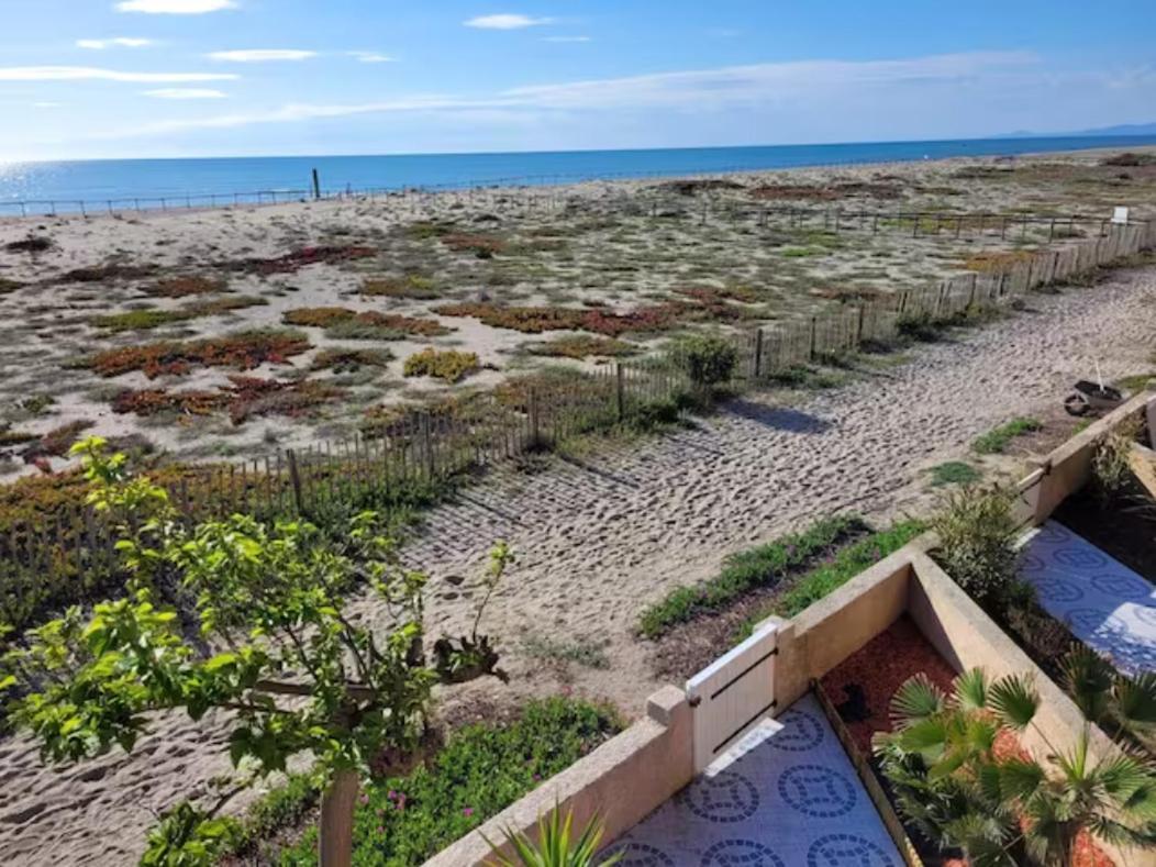 Villa Face A La Mer Sur Le Sable 8 Clim A L'Etage เลอบาร์กาแรส ภายนอก รูปภาพ